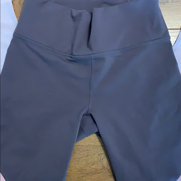 Fabletics MD ankle grey pink chevron leggings - Picture 6 of 10